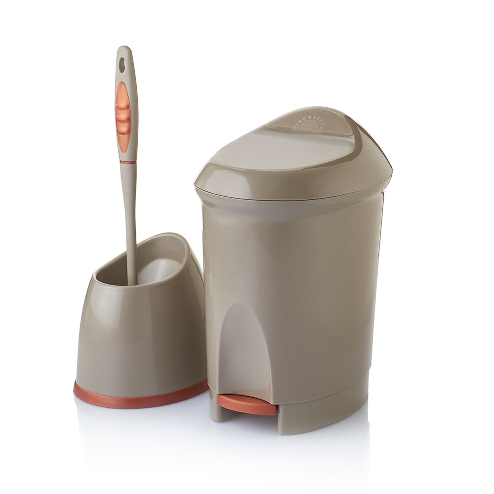Mahsun / Dolphin Toilet Brush Bucket Set