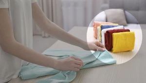 قوانین کلی برای تا کردن هر لباسی