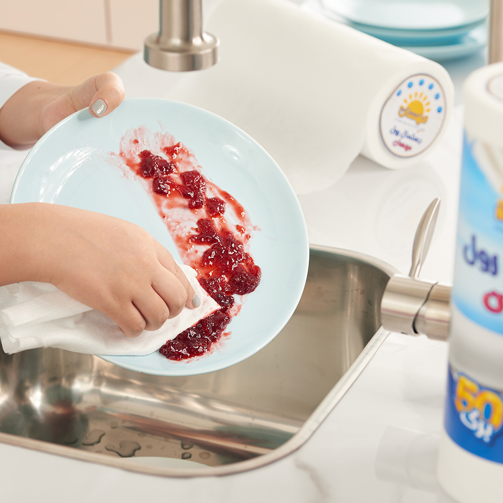 دستمال رول 50 برگ مهسان