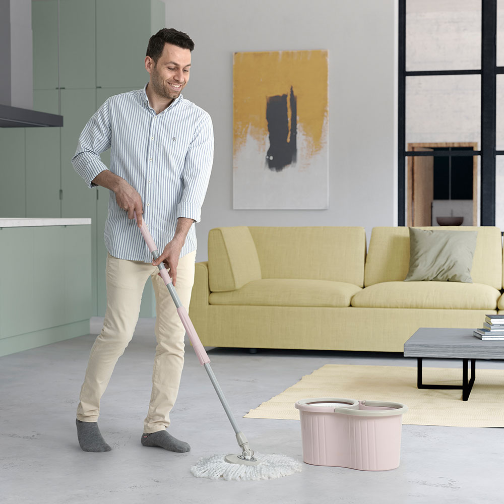 سطل و زمین شوی چرخشی دلفین